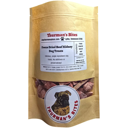 Freeze Dried Goods - Beef Kidney - Dog Treats