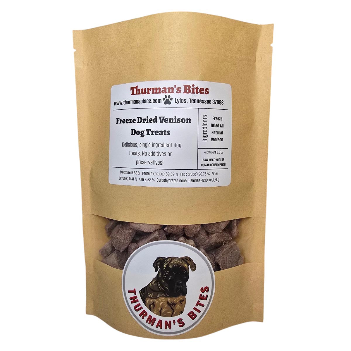 Freeze Dried Goods - Venison - Dog Treats